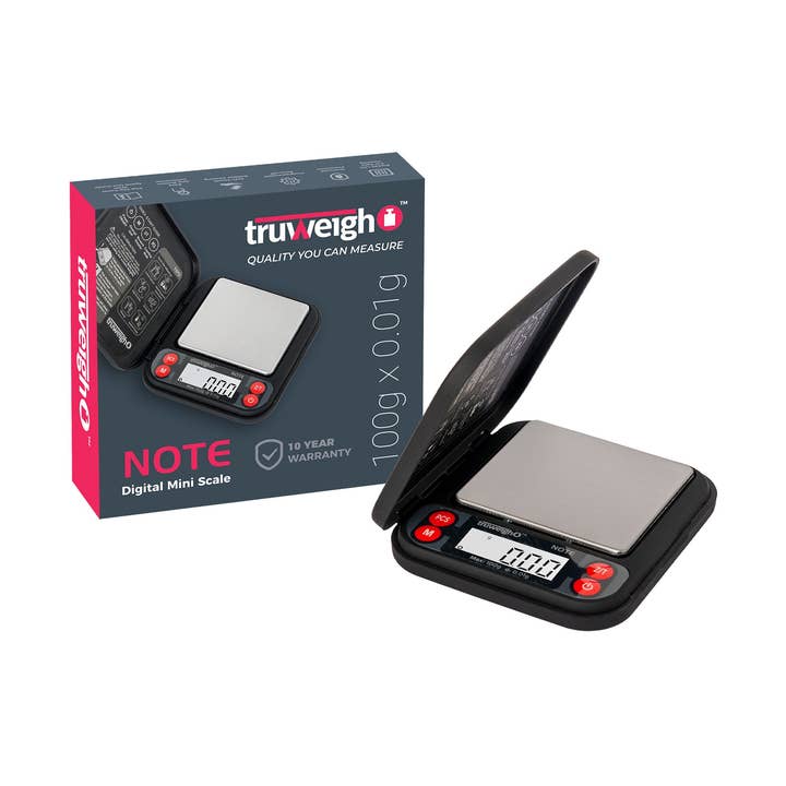 Truweigh Note Digital Mini Scale - 100G x 0.01G for wholesale by Cannatron