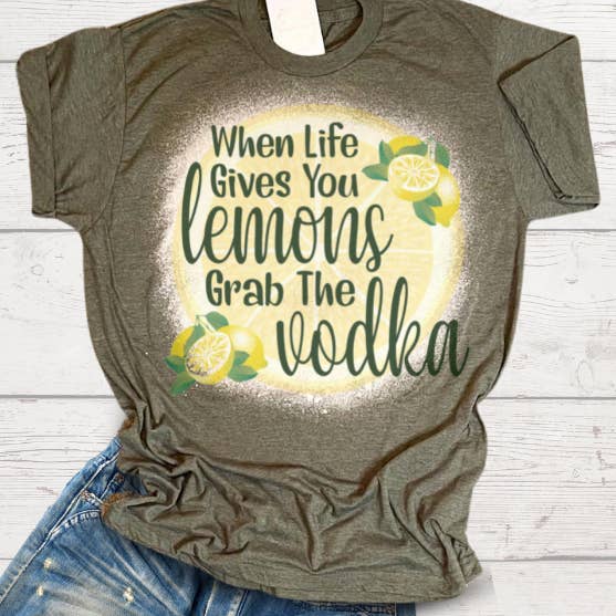 When life gives you lemons Tee for wholesale by Rebelle Tree Boutique
