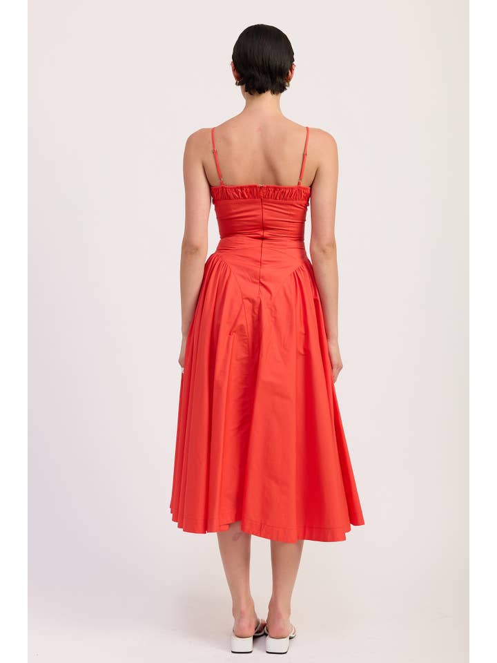 Emory Park - Wholesale Dress - Women's - CORSET BUSTIER MIDI A LINE DRESS15