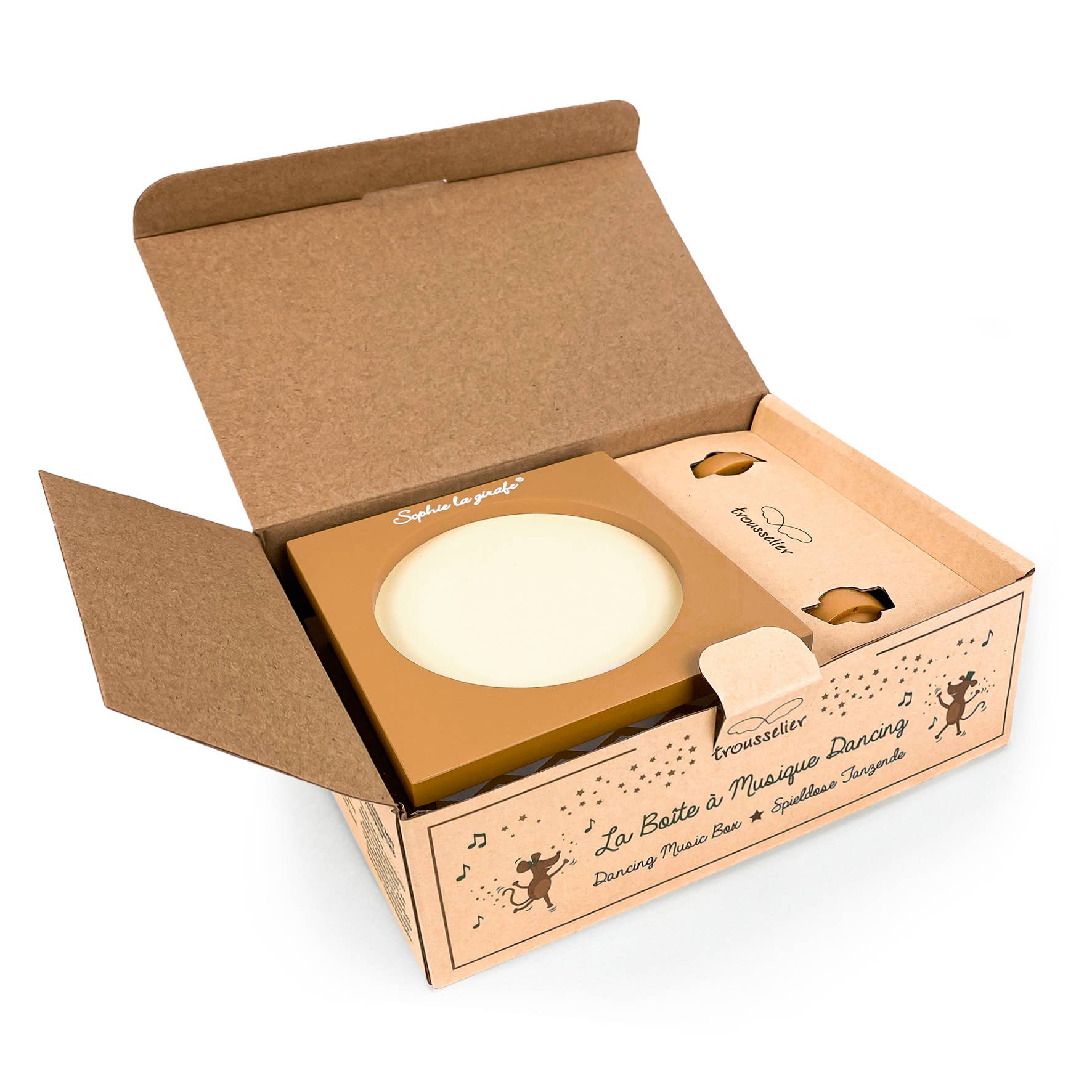 TROUSSELIER SAS - Wholesale Music Box - Kids & Baby - Dancing Sophie the Giraffe Music Box caramel5
