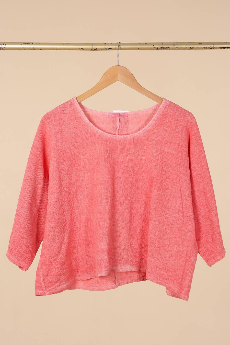 la maison des fibres naturelles – wholesale T-shirt – women's – TOP 3791 90% COTTON 10% LINEN20