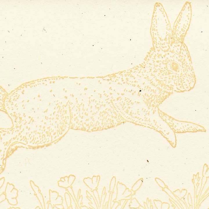 Cottontail Meadow • Carte typographique minérale • Petite pour la vente par Justina Freel