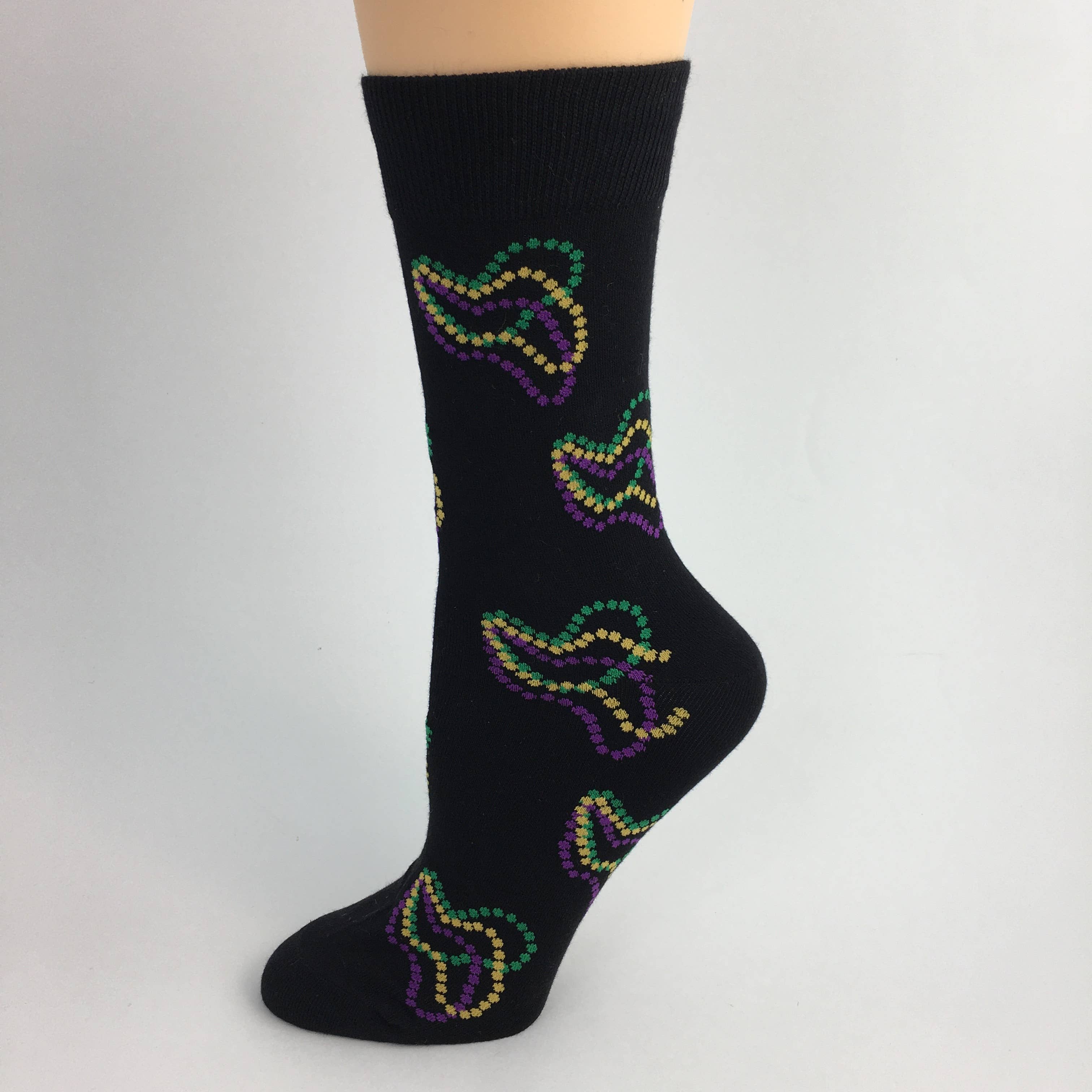 SongLily - Wholesale Socks - Women's - Mardi Gras beads socks0