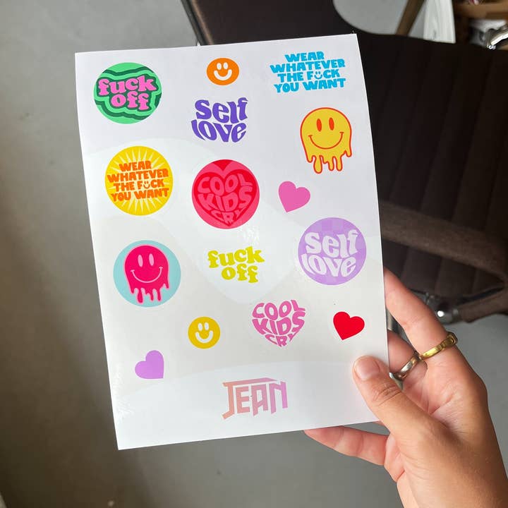 JEAN stickers for wholesale by Atelier Jean