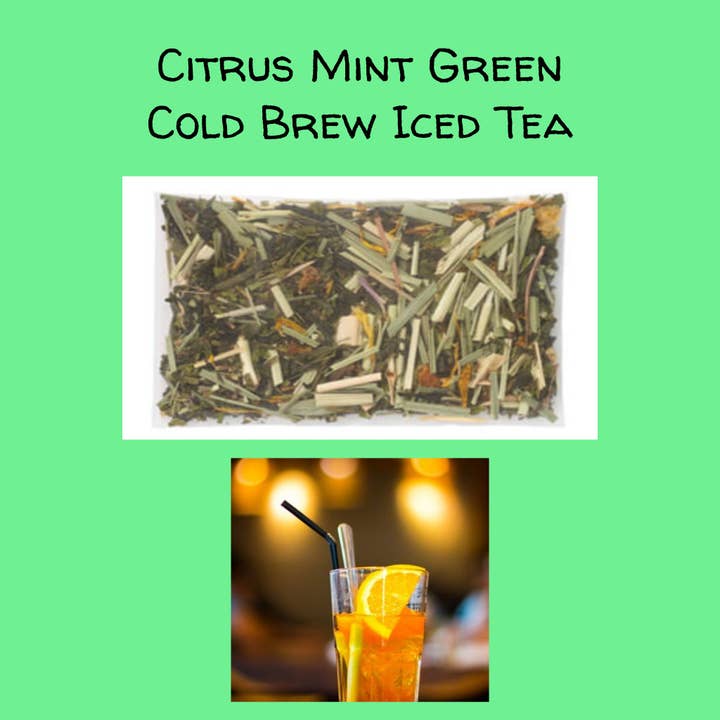 The Grateful Tea Co - Wholesale Iced Tea - Citrus Mint Green Cold Brew Iced Tea1