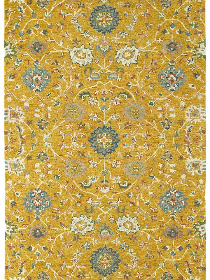 Tapete de Área Retangular Amaranta Collection Ouro 5'x7'9" por atacado de contempo fashion