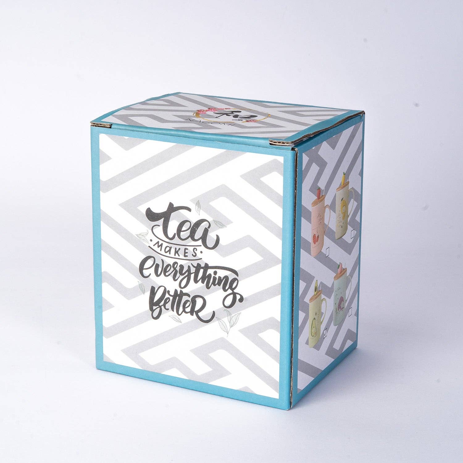 Urban Tokyo - Wholesale Coffee Mug - Lemon 12oz Mug With Lid and Spoon (10/30)5