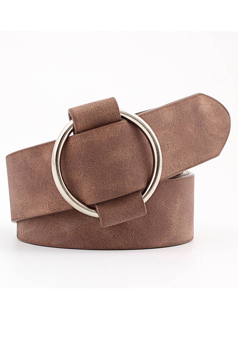 Lily Clothing - Vente Ceinture – femme - CEINTURE À BOUCLE TENDANCE EN SIMILICUIR BASIQUE_CWABE0083