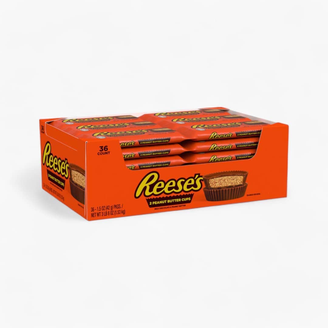 L&F Universal Goods – Großhandel Süßigkeiten mit Schokoglasur – Hersheys Reese’s Peanut Butter Cups, 36 Stück à 42,5 g0