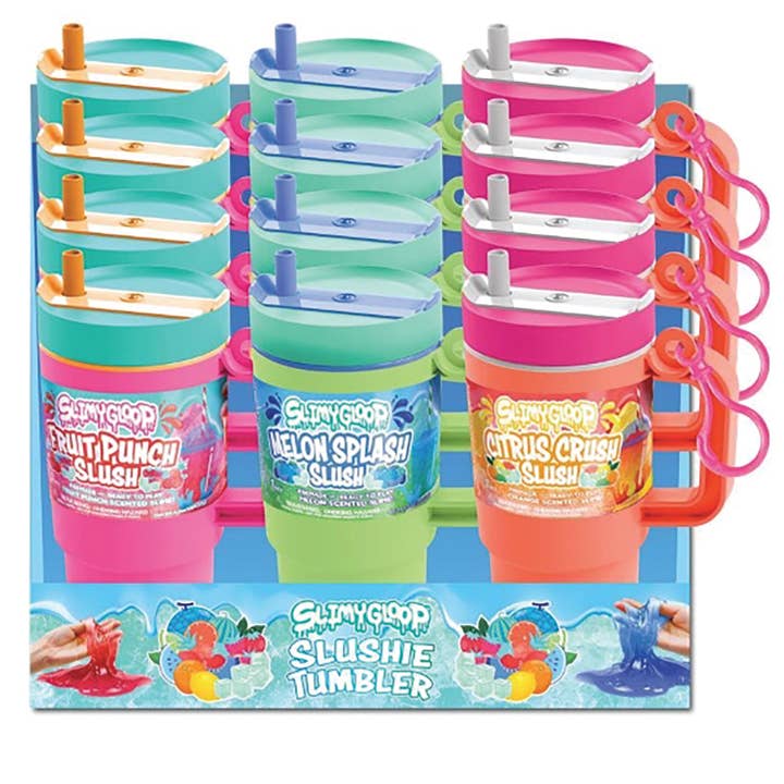 Slimygloop Travel Mug Slime Assorted PDQ for wholesale by US Toy Company