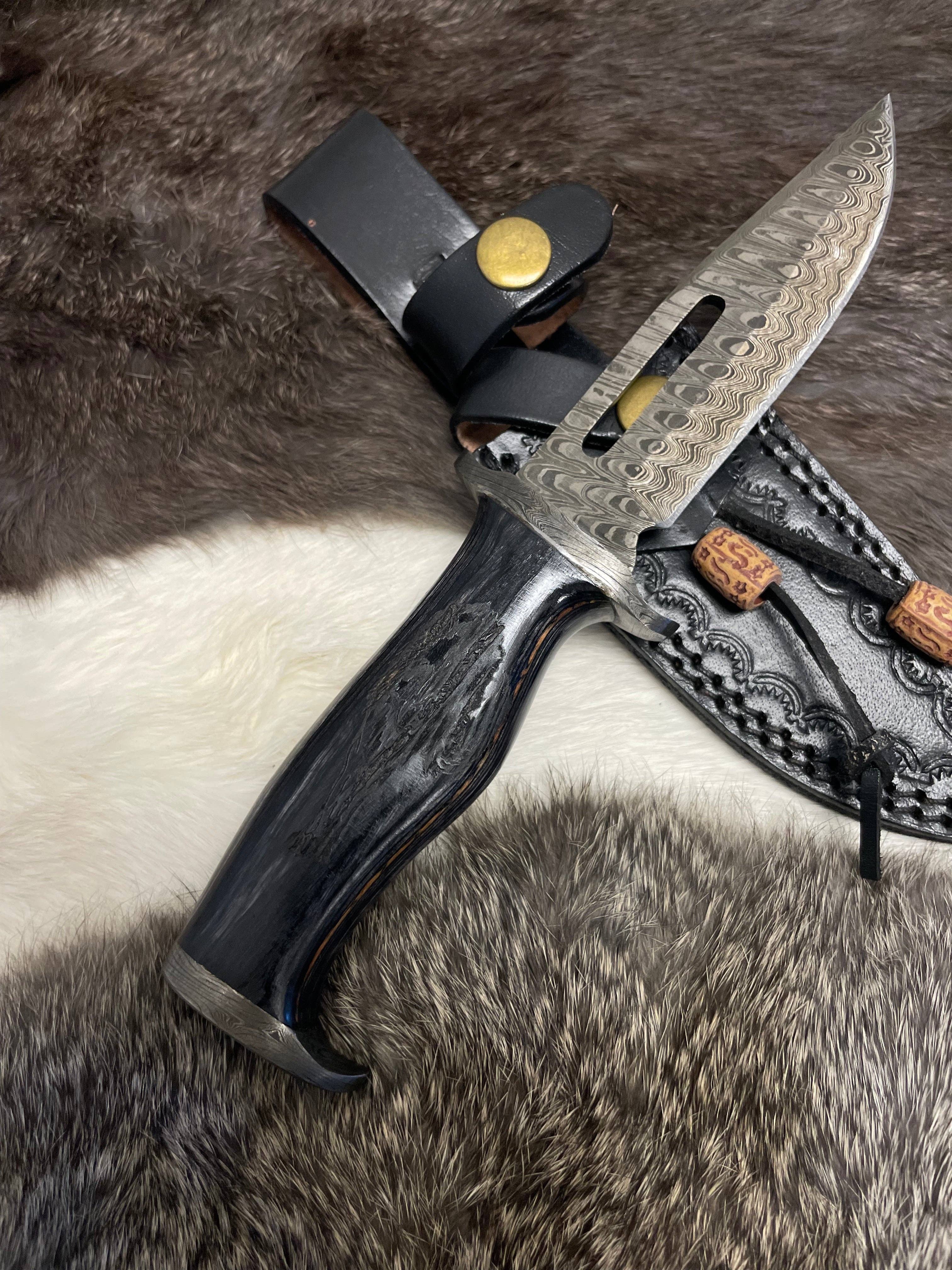 Titan International - Wholesale Pocket Knife/Holder - Lunar Guardian Damascus Knife TK-098  (Compact)1