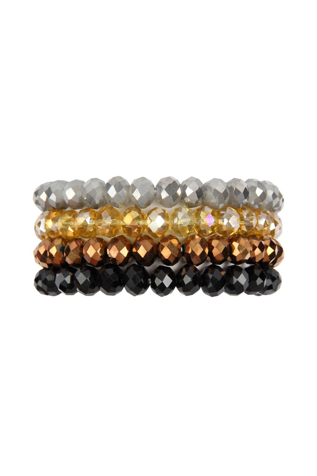 Love and Repeat - Vente Bracelet de perles - BRACELET EXTENSIBLE QUATRE LIGNES DE PERLES DE CRISTAL9