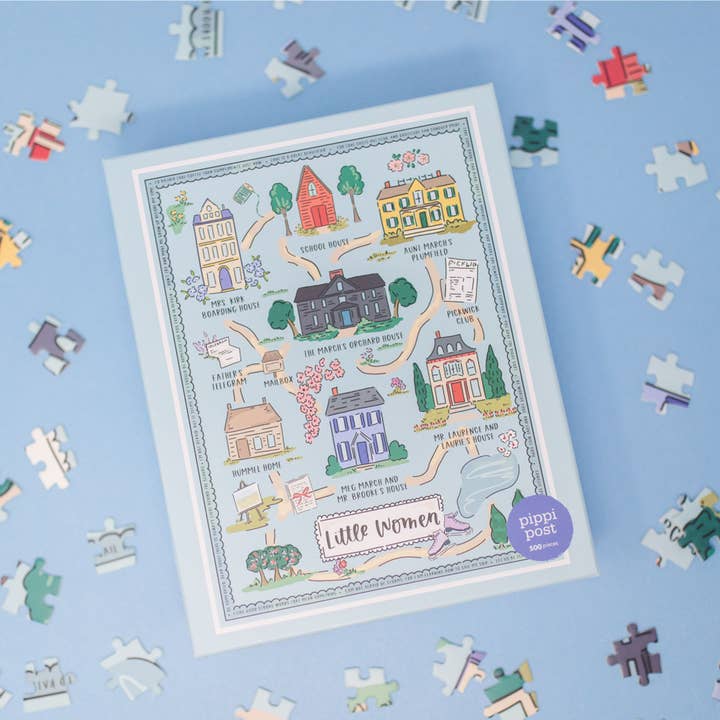 Pippi Post - Wholesale Puzzle - Kids - Little Women Map - 500 Piece Jigsaw Puzzle4