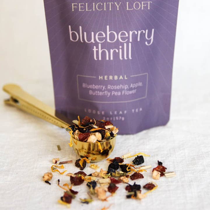 Felicity Loft - Wholesale Loose Tea - Blueberry Thrill Tea2