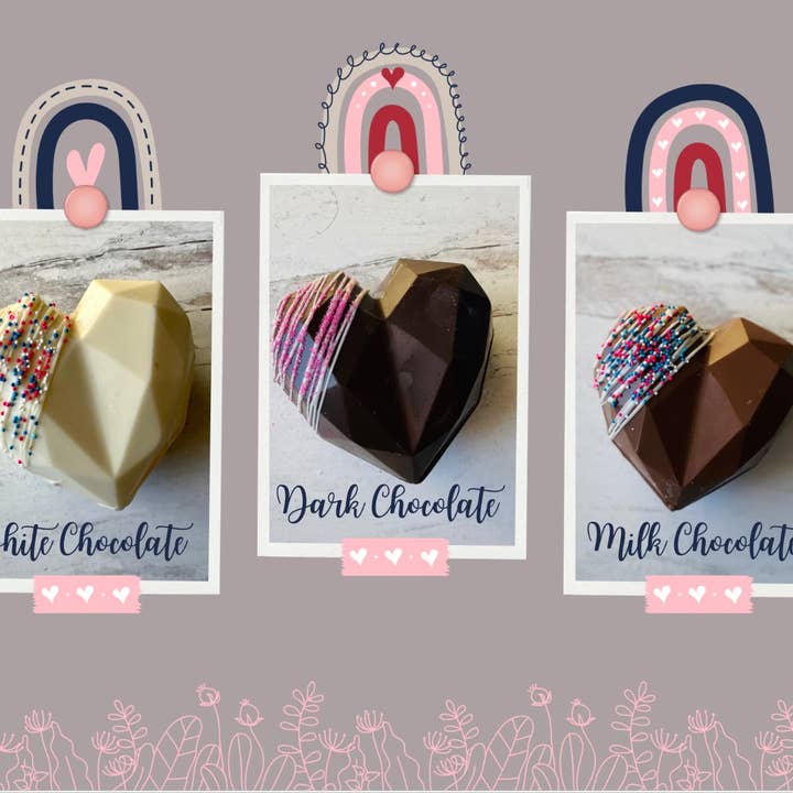Chocolates Unlimited by Denise - Wholesale Chocolate - Chocolate Breakable Heart, Valentines Day2