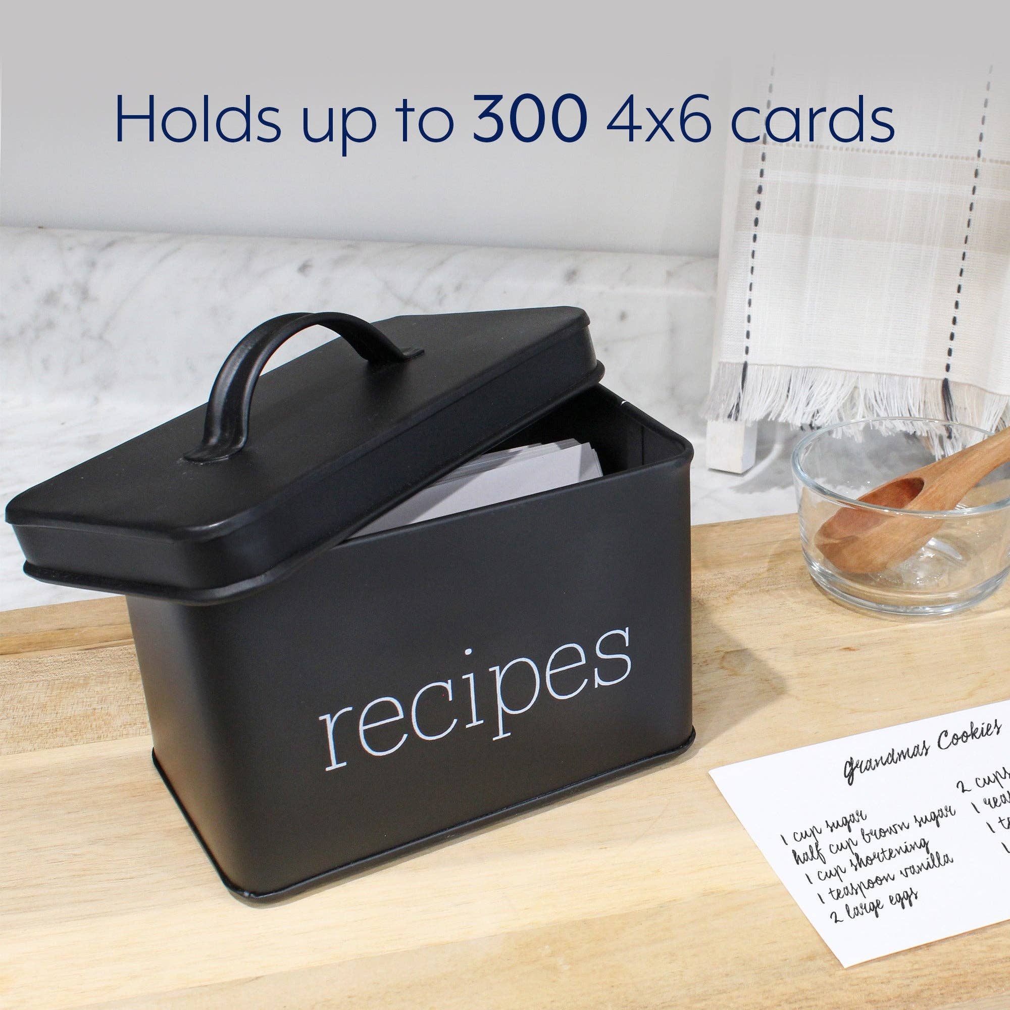 Kurated Korner - Wholesale Recipe Box - AuldHome Design Enamelware Recipe Box11