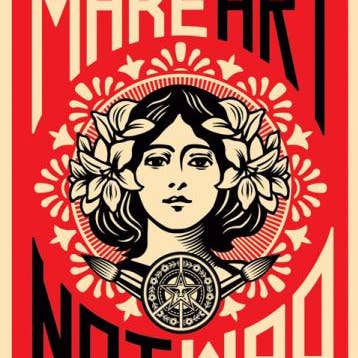 Syracuse Cultural Workers - Wholesale Poster - Poster - Make Art Not War