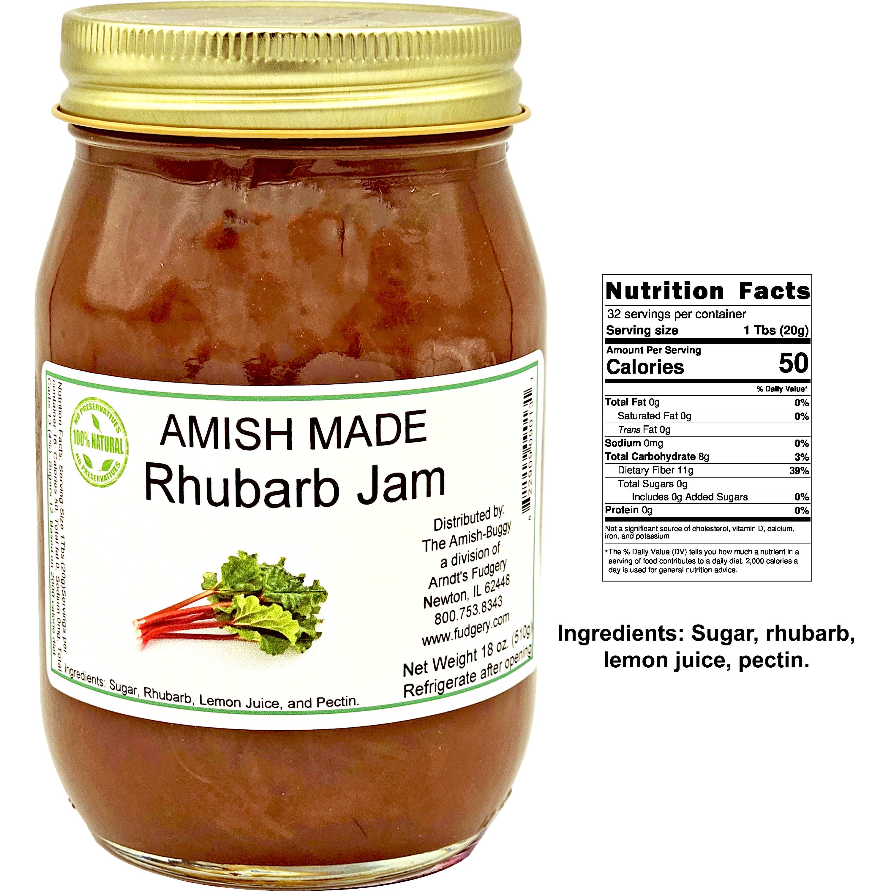 Arndt's Fudgery LLC - Wholesale Jam/Jelly - Amish Made 16 oz. Jam & Jelly1