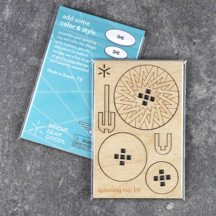 Bright Beam Goods - Wholesale DIY Craft Kit - Geometric Spinning Top Kit3