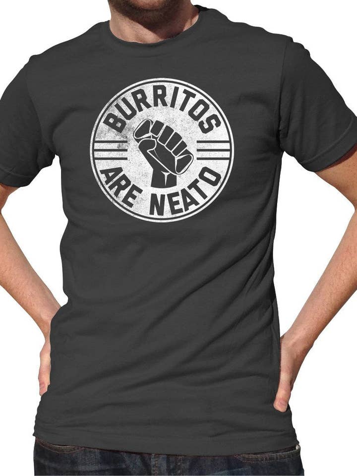 Men's Burritos Are Neato T-Shirt for wholesale by Boredwalk