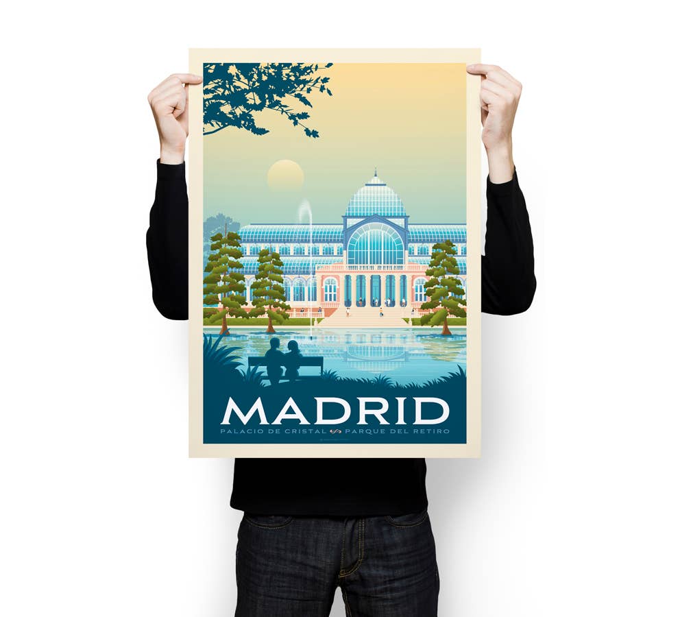Olahoop Travel Posters - Wholesale Poster - Madrid - Spain travel poster2