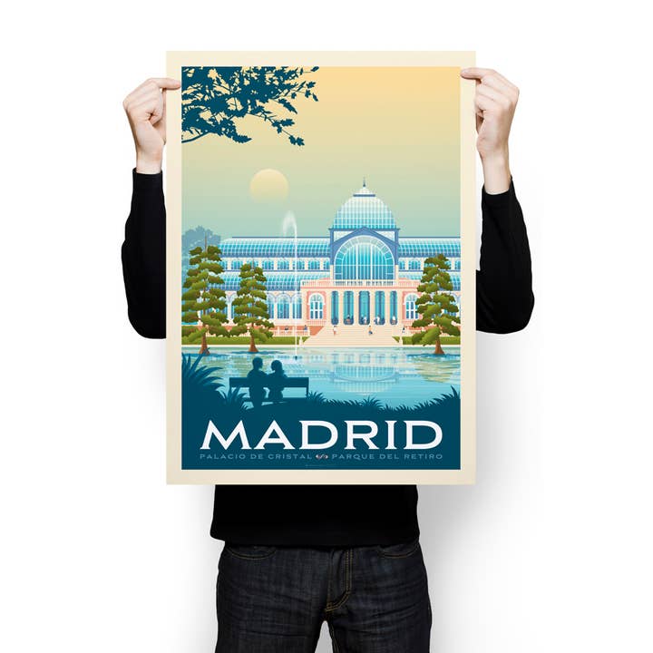 Olahoop Travel Posters - Wholesale Poster - Madrid - Spain travel poster2