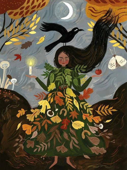 19,5 x 27 cm Bladefald Print for engroshandel hos tijanadraws