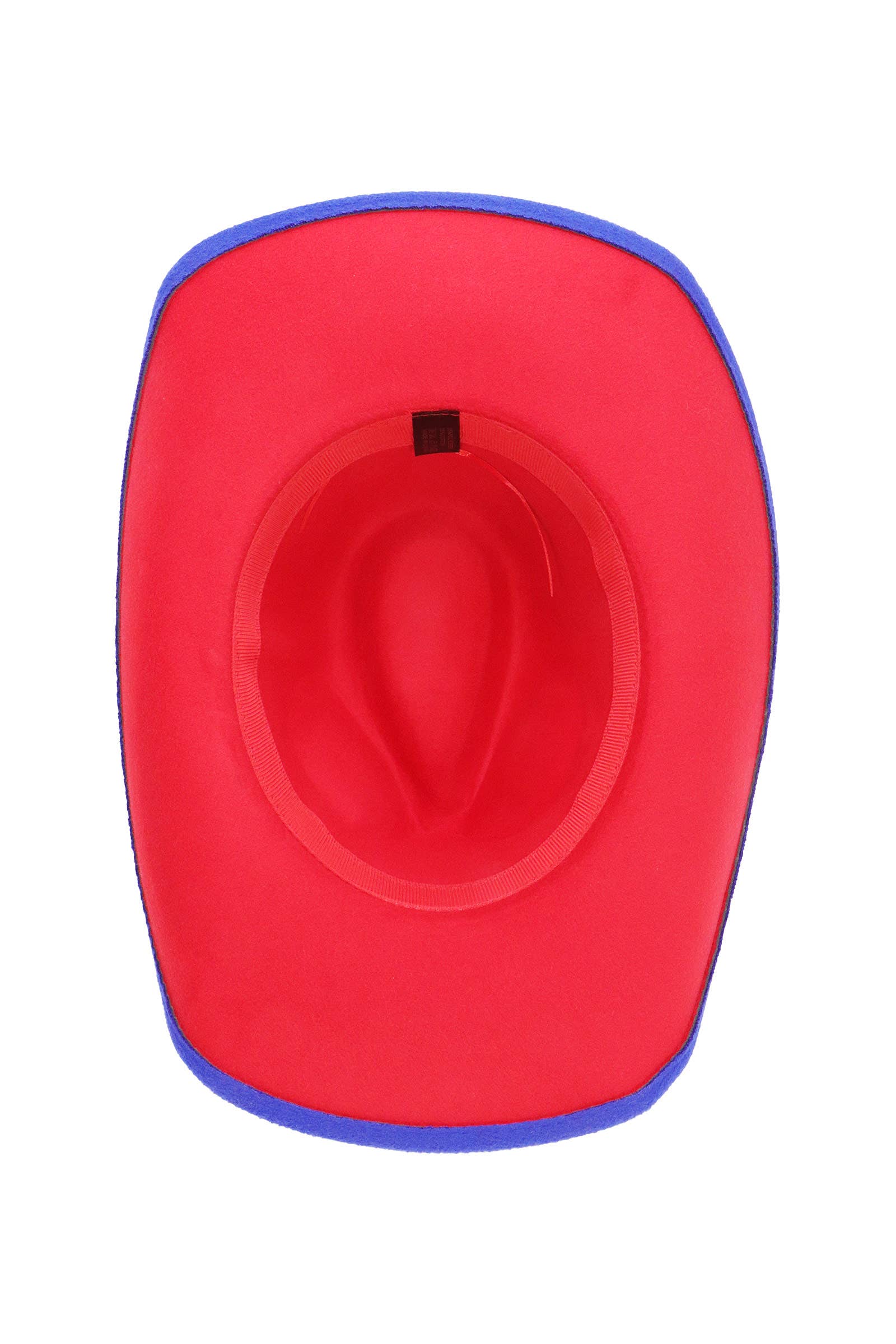 Cap Zone - Wholesale Cowboyhoed - Uniseks - Concho-riem tweekleurige cowboyhoed van imitatievilt20