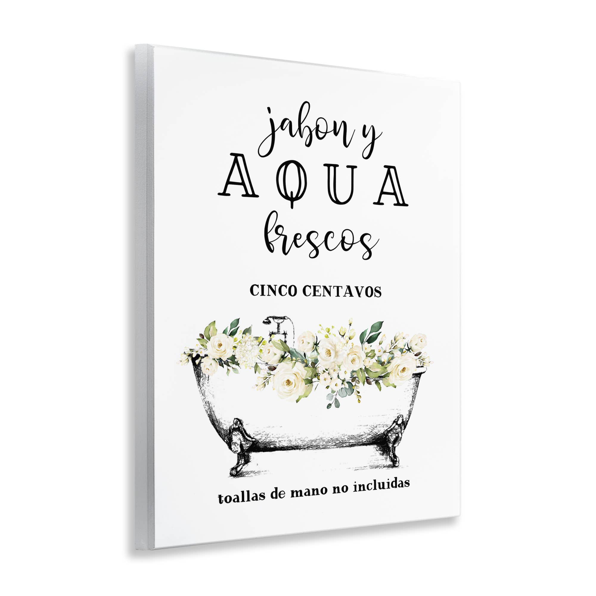 Stupell Industries - Wholesale Wall Decor - Kids & Baby - Jabón y Aqua Frescos Wall Plaque Art2