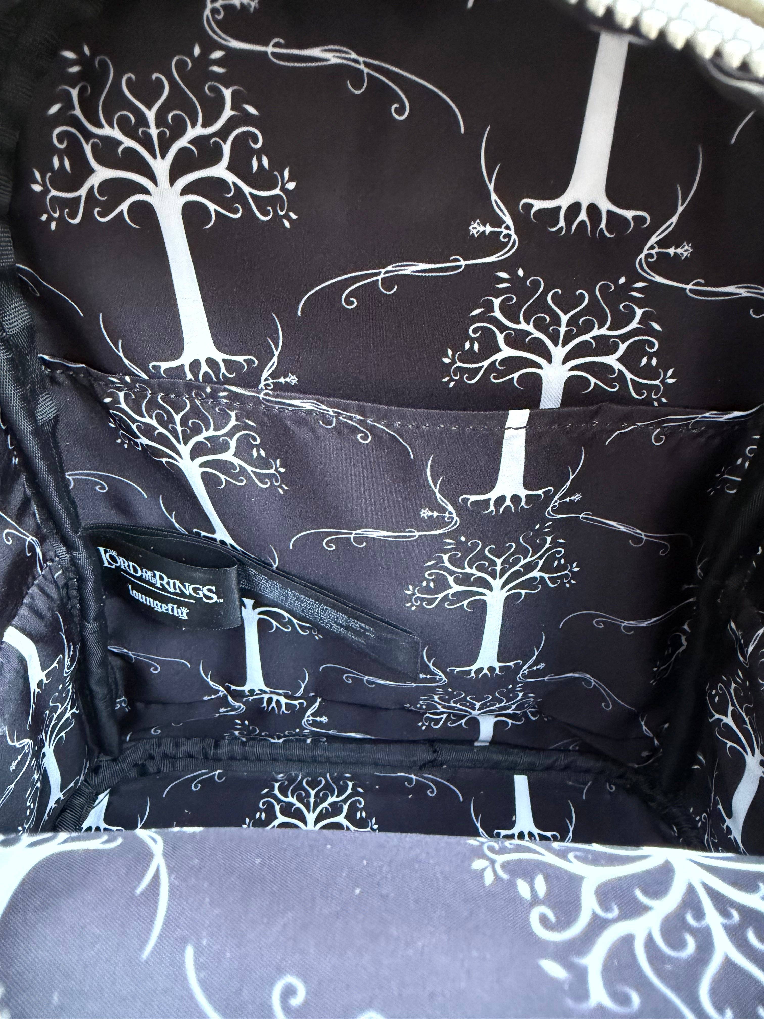 Grotto Treasures - Vendita all'ingrosso Zaino - Donna - Esclusiva Tesori della Grotta - Zaino Mini Loungefly Il Signore degli Anelli Minas Tirith4