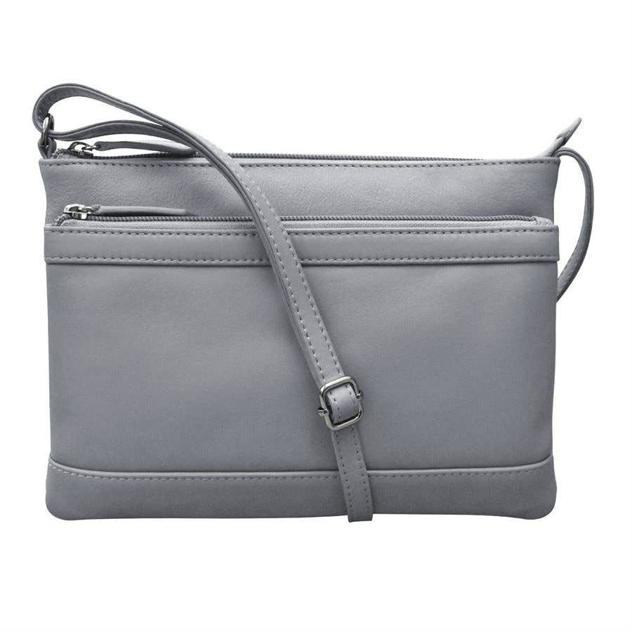ili New York - Wholesale Crossbody Bag - Women's - 6028 Double Zip Crossbody Bag2