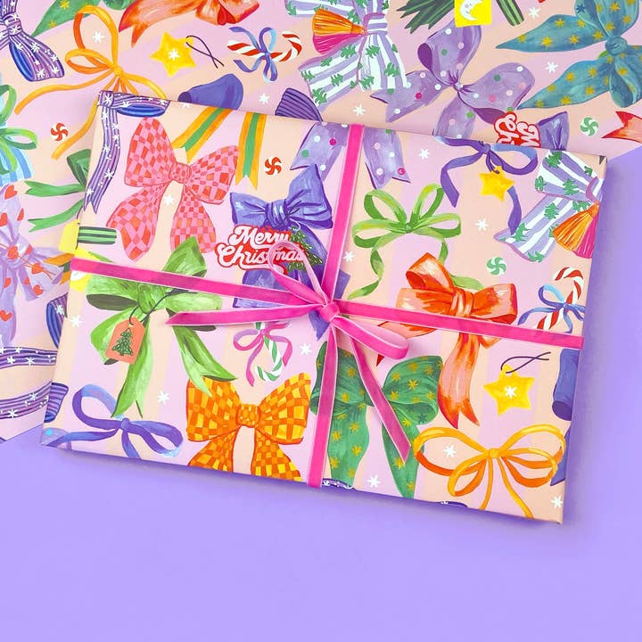 Christmas Bow Wrap for wholesale by Ickaprint