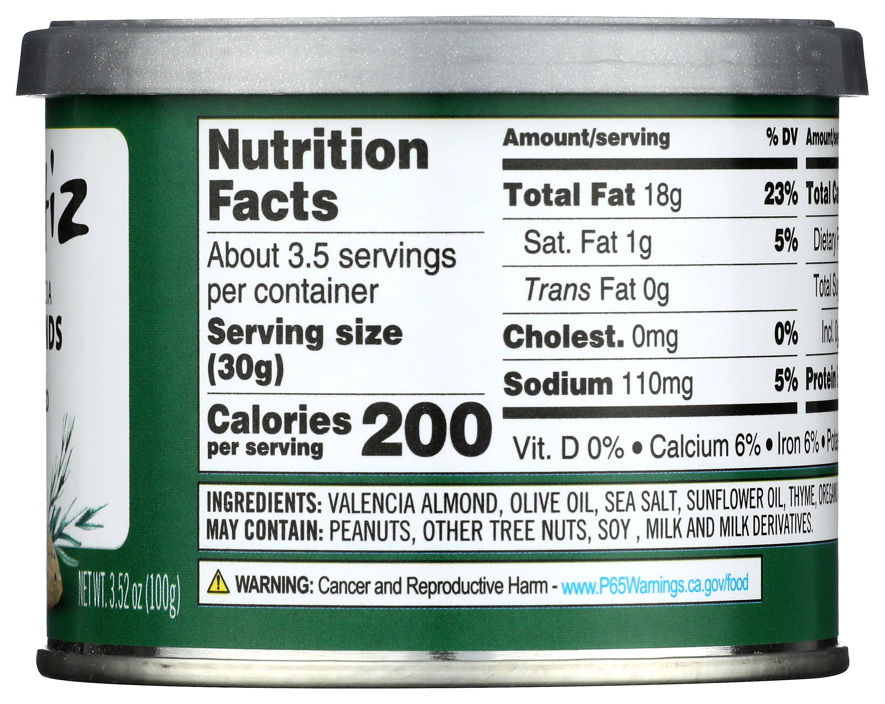 Matiz - Wholesale Nuts - Matiz Valencian Almonds- Truffle, herbed, or salted (100g)3