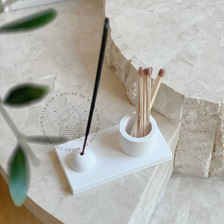 House Of Wilks - Wholesale Incense Holder - Minimal incense holder, handmade, yoga, prayer, decor1