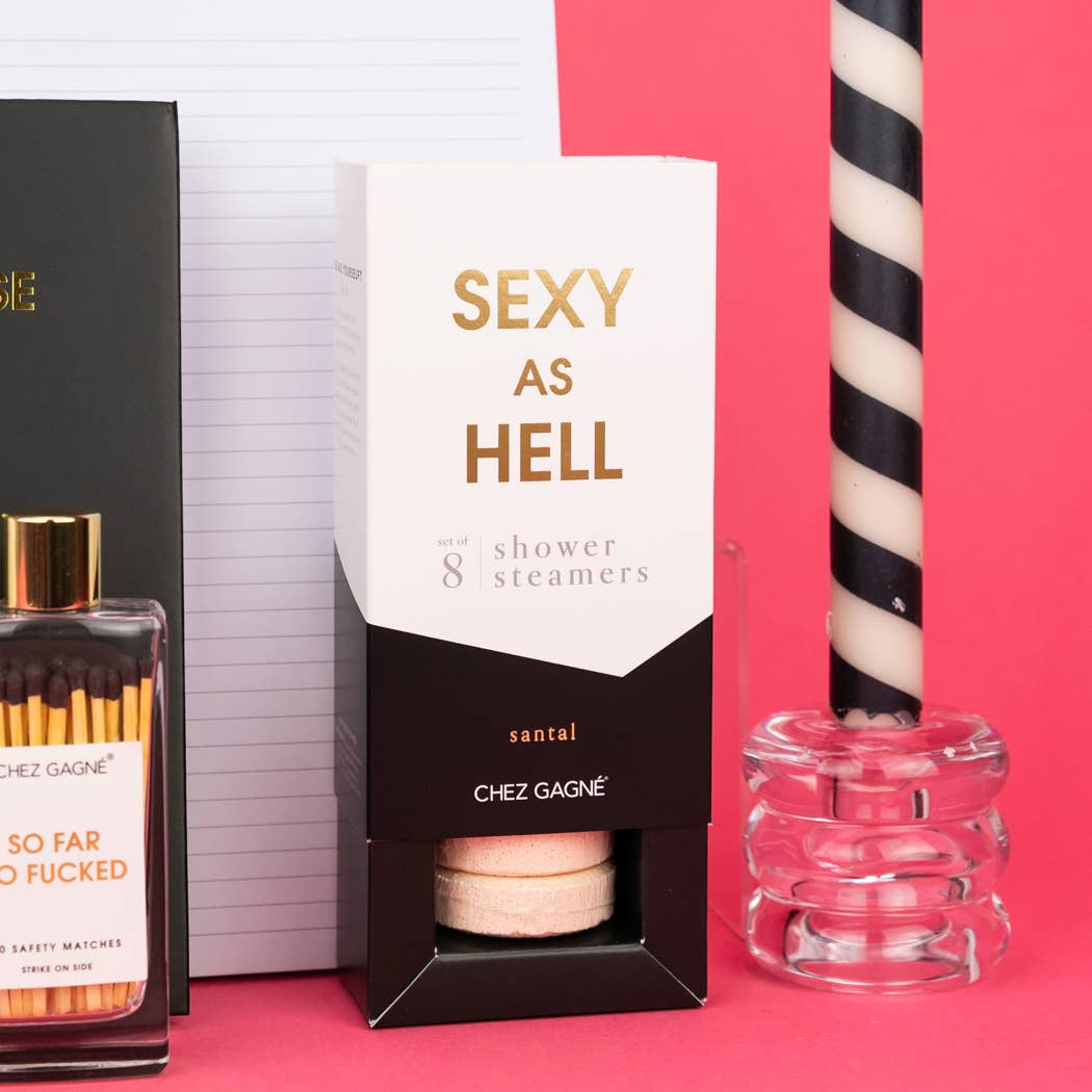 Chez Gagné - Wholesale Shower steamer/bomb - Sexy As Hell Shower Steamers - Valentine's Gift - Set of 81