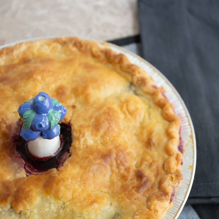 Fox Run Brands – Engroshandel Køkkenredskab – Fox Run Blåbær Pie Vent, Pie Bird til Bagning, 1,75” x 3"4