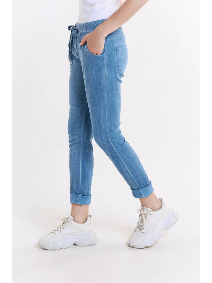 TINA Stephens Italy/Tees By Tina - Wholesale Pants - Women's - Haley Stretch Tie Waist Pant (PL119)66