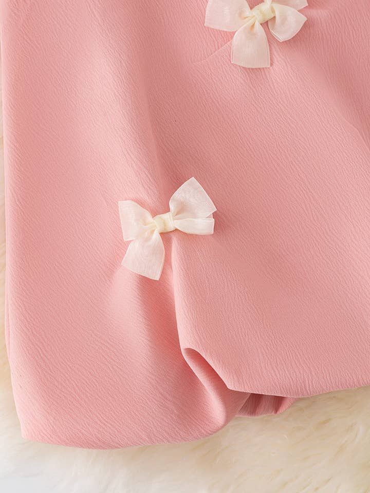 Kids Charm Online - Wholesale Dress - Kids - Coquette bow bubble dress. DRG50617 AMY2