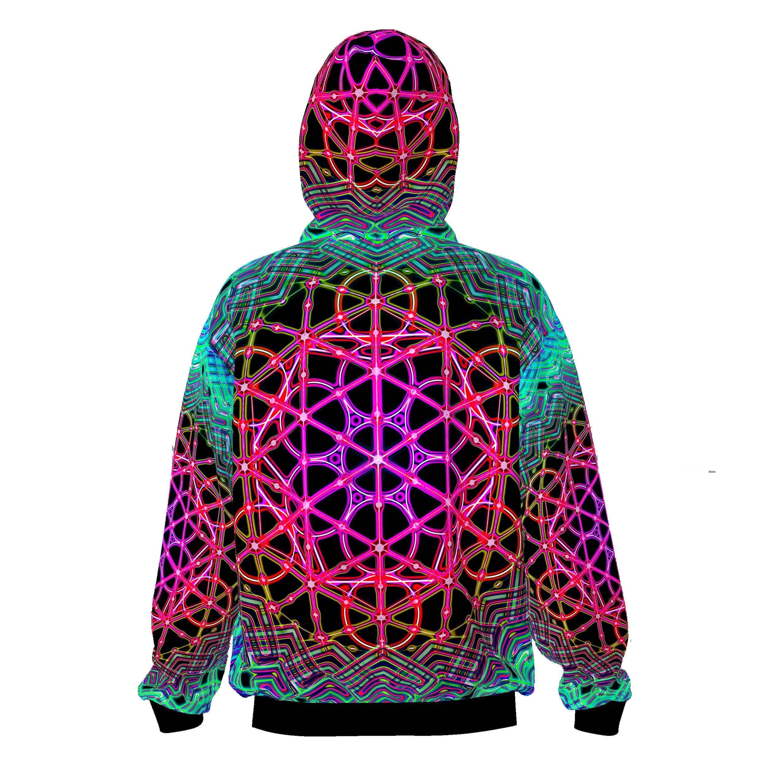Mystic Mind - Wholesale Hoodie - Unisex - Sacred Geometry Hoodie | Fractal Hoodie | Psy Clothing | Festival Hoodie | Psychedelic Sweater | DMT Mandala - UV (HD)4