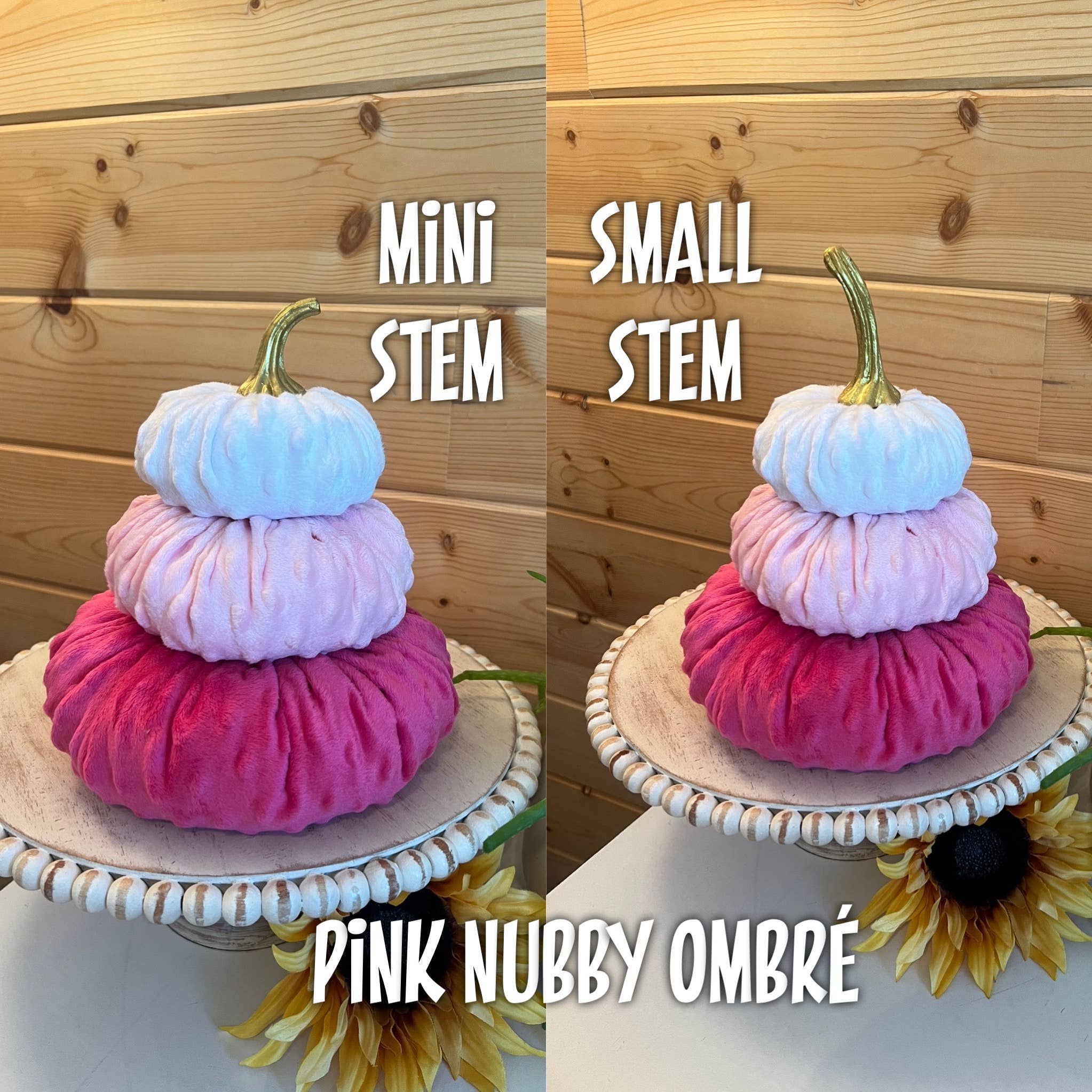 Leanne Bruce Co. - Wholesale Decorative Tabletop Object - Fabric Pumpkin Tiered Stacks Colorful Statement Centerpiece8