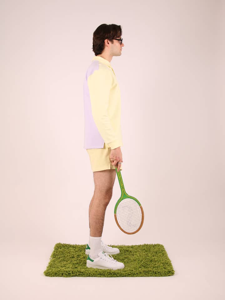 THE 1980'S POLO (MEN'S COLORBLOCK) for wholesale by KARL BREIZNER