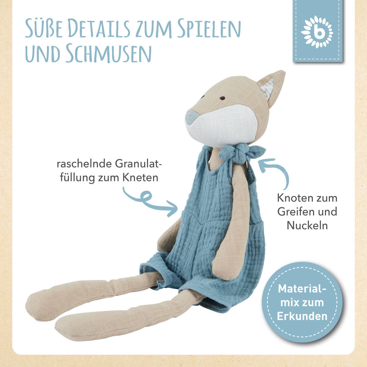 Bieco Spielwaren - Wholesale Stuffed/Plush Toy - Kids & Baby - Stuffed animal fox6