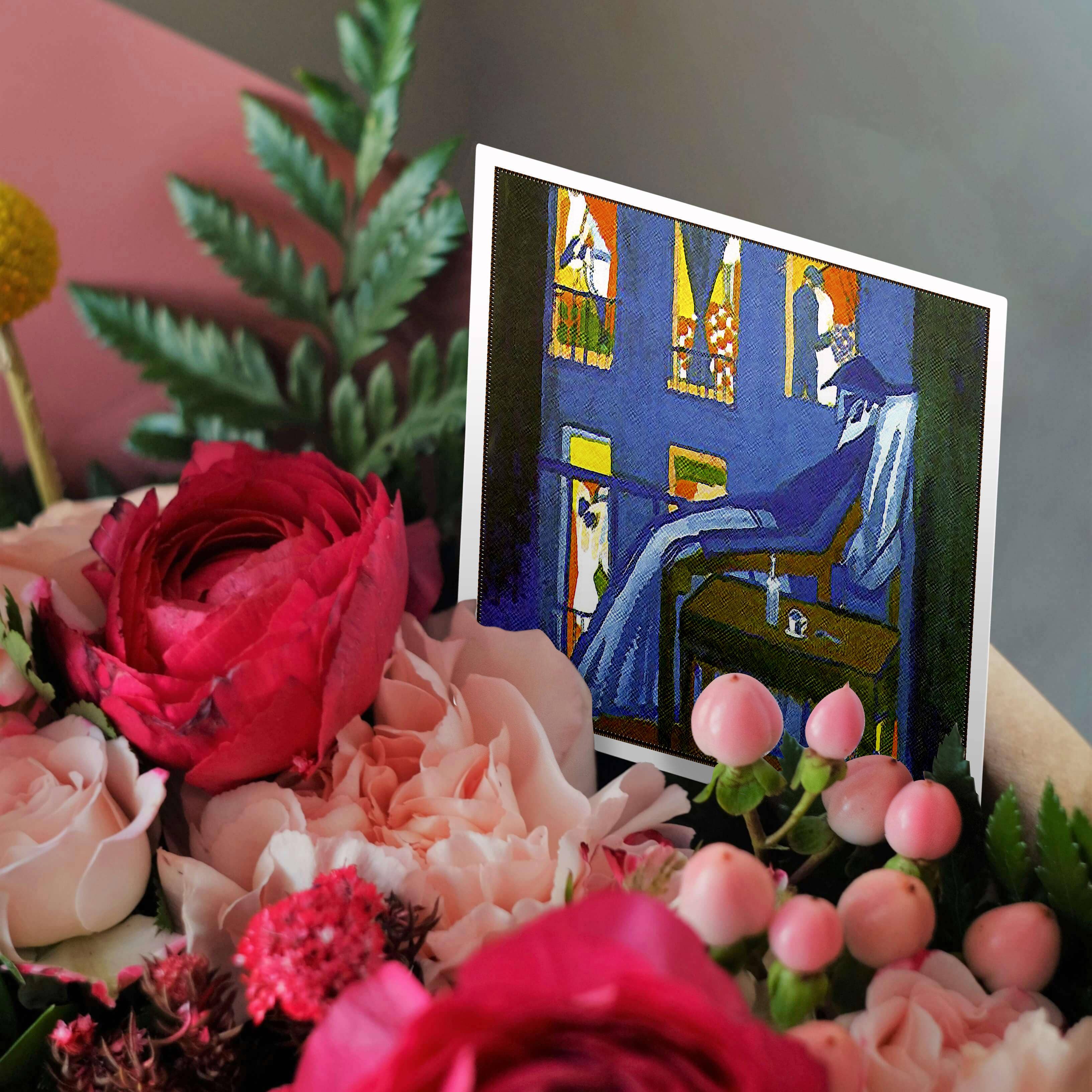 3dRose - Wholesale Everyday Greeting Card - 3dRose, Painting Salvador Dali Voyeur Surrealism, Greeting Card2