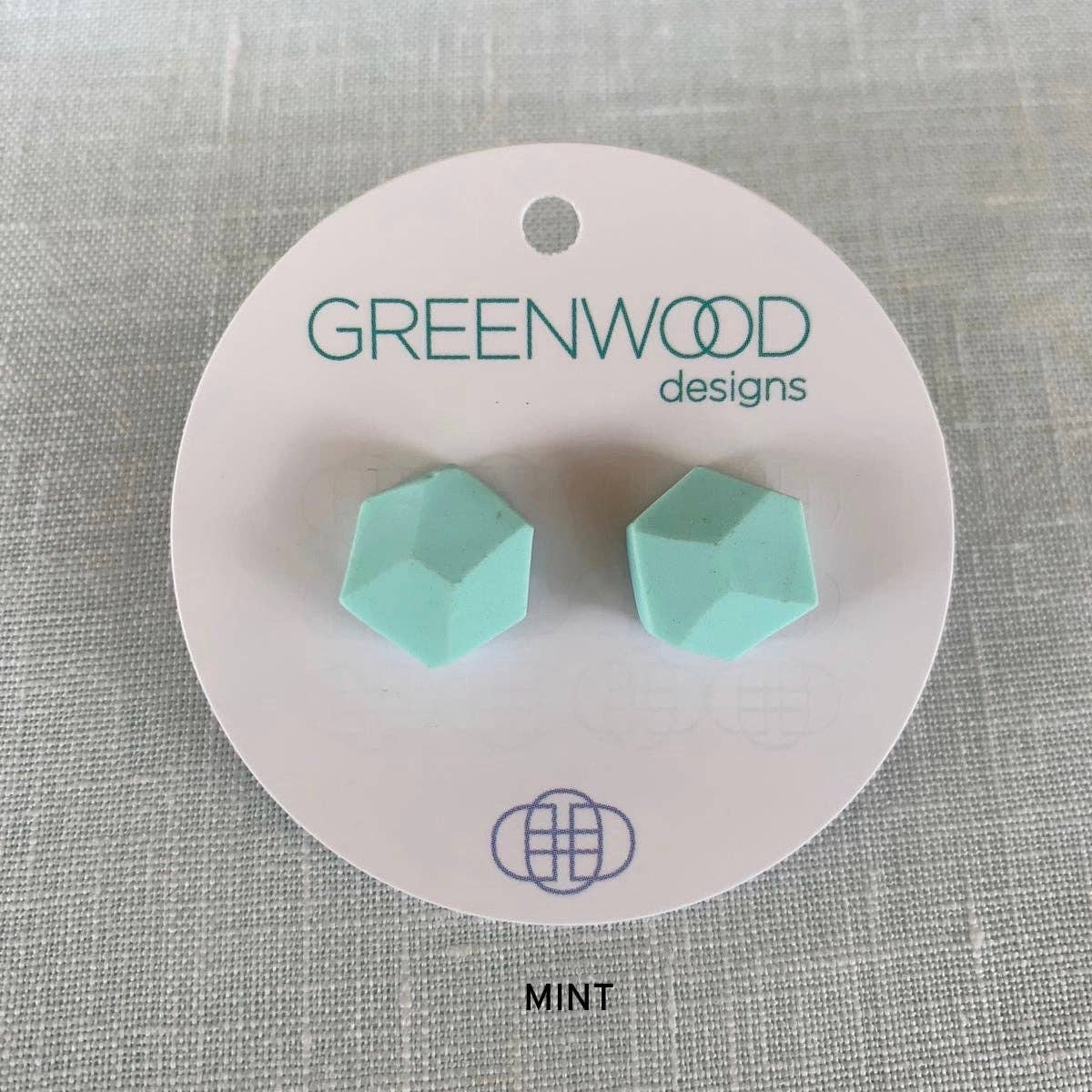 Greenwood Designs - Wholesale Stud/post earrings - Plain Rock Earrings13