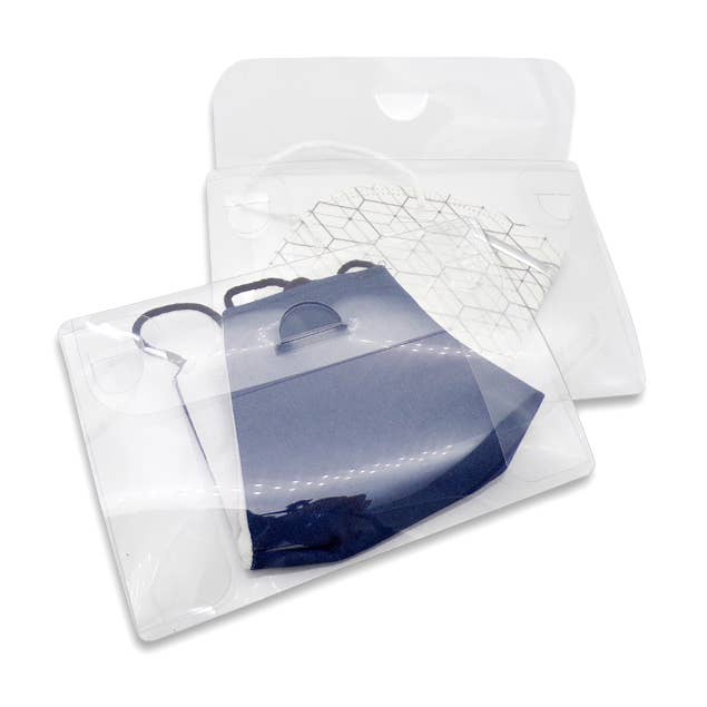 Mask Holder Cover - Transparent Plastic for wholesale by PLASTÍNEZ GROUP