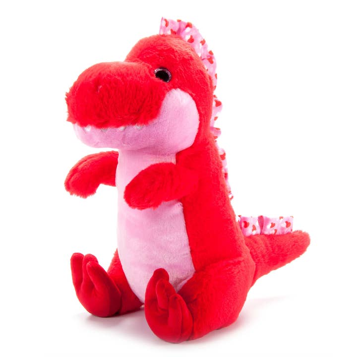 Valentines Darling Dinosaur 10" (25cm) for wholesale by The Petting Zoo