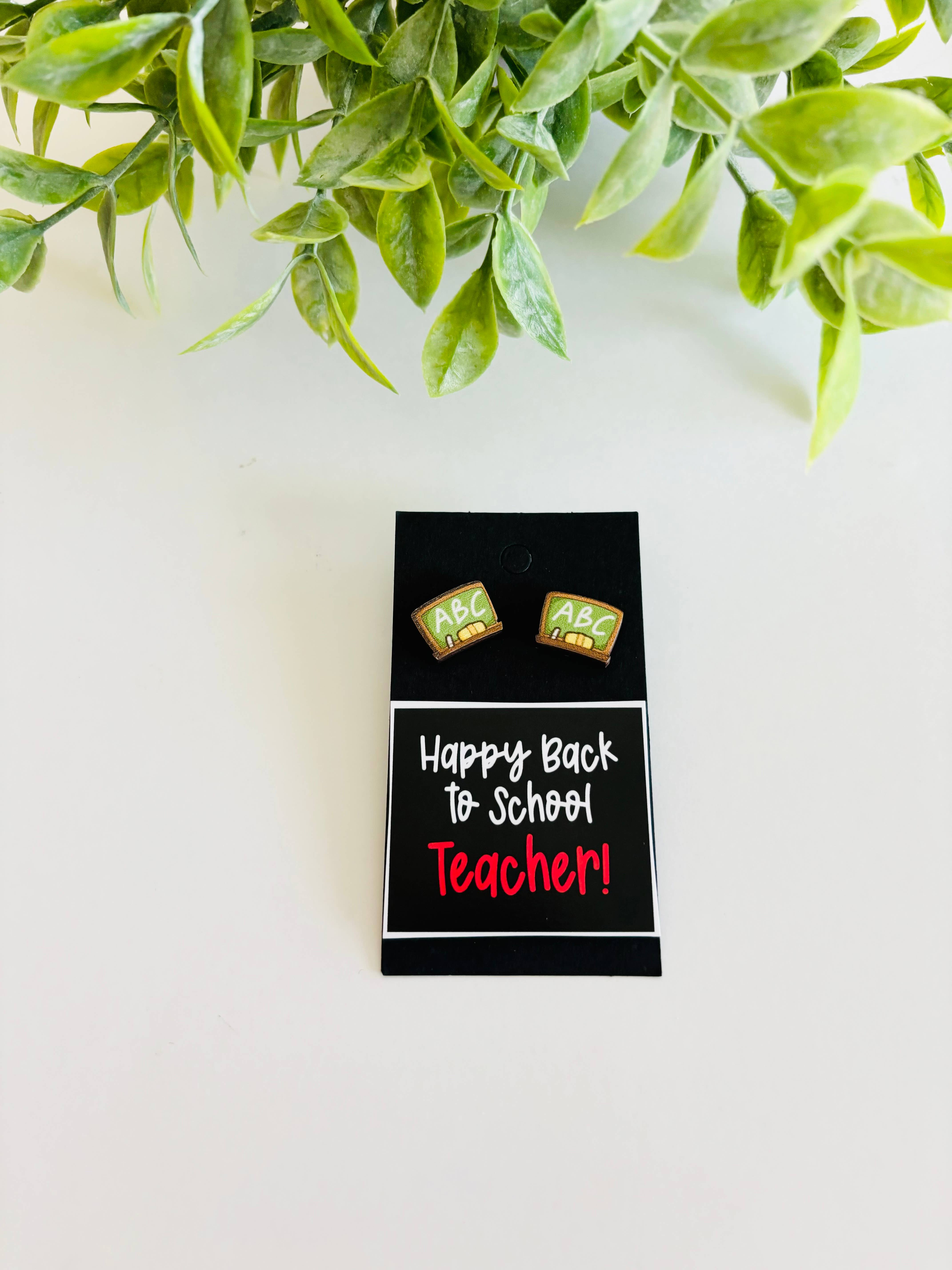 Peddle Your Paper - Vendita all'ingrosso Orecchini a bottone - Combo regalo di orecchini per l'apprezzamento degli insegnanti al ritorno a scuola2