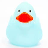Ducks in the Window - Wholesale Bath Toy - Baby - Blue Glow In The Dark Rubber Duck