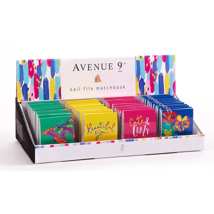 EVA OAW Match Box Nail File,48/Dsp for wholesale by Astral