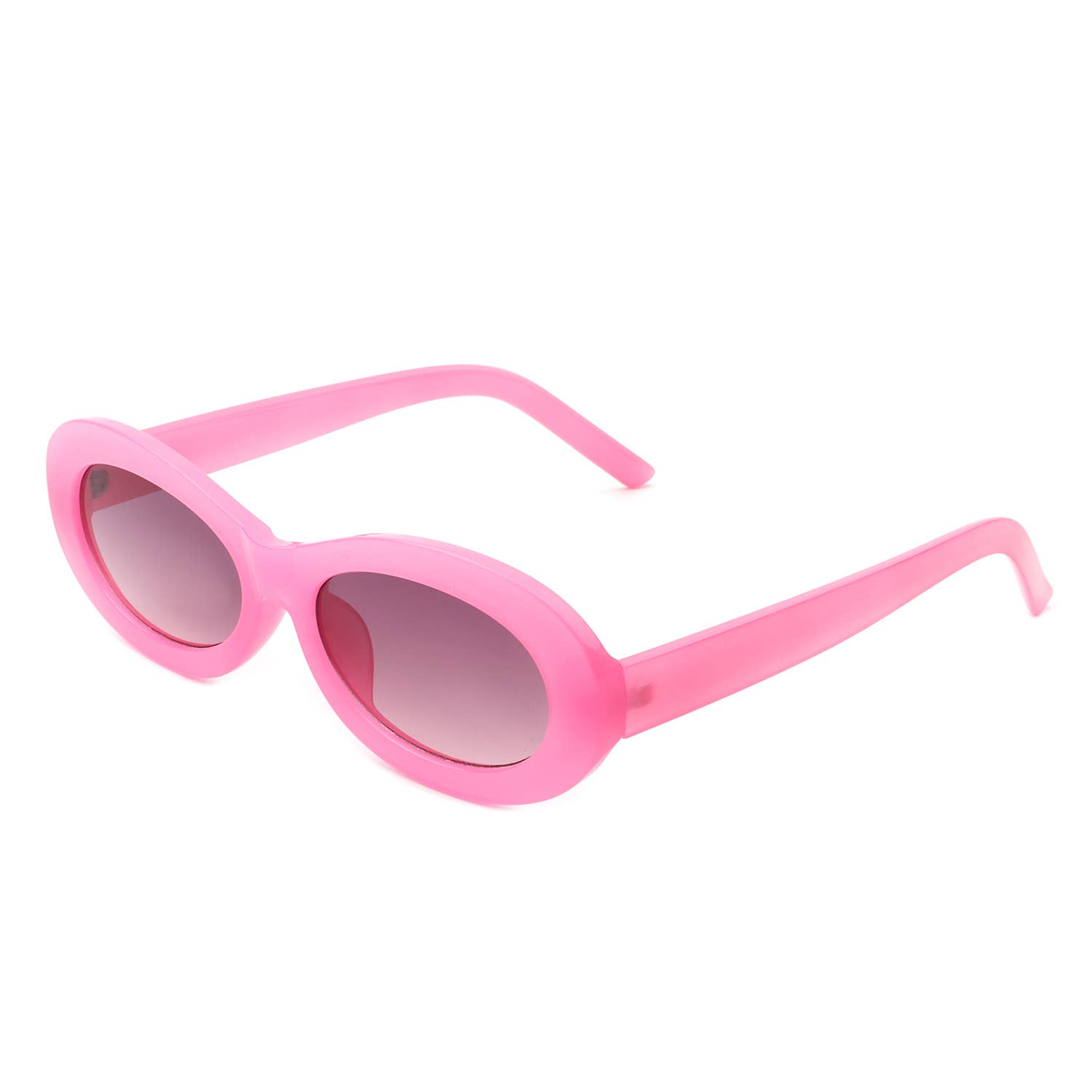 Cramilo Eyewear - Wholesale Sunglasses - Women's - Retro Oval 90s Inspired Fashion Slim Sunglasses 10